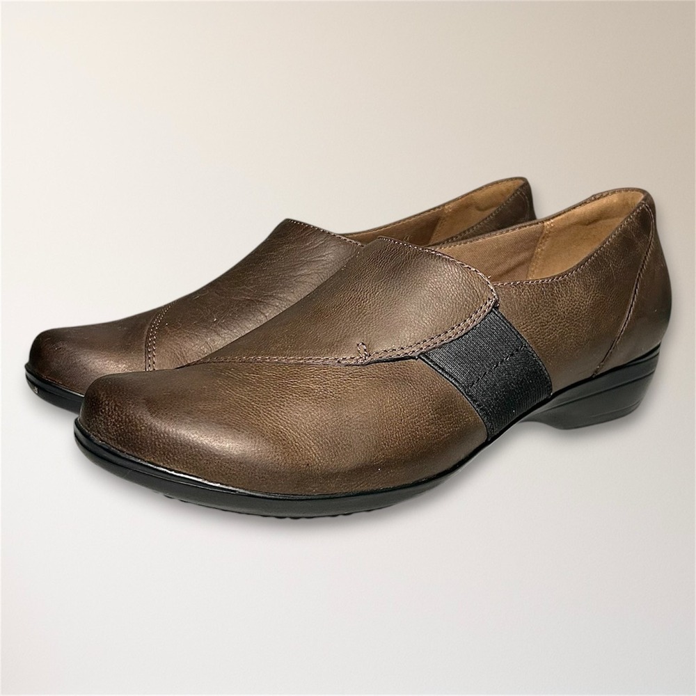 Dansko EU 39 Mushroom Brown Burnished Nubuck Comfort Slip On Shoes US 8.5 - 9